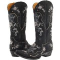 Old Gringo Bonnie women's cowboy boots L696-5 Pipin 13" Black/Bone 