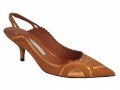 Women's Pura Lopez Dressy Low Heel Closed Toe Spanish Leather Sandals 352