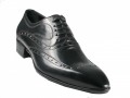 Men's pointy laceup oxford  Shoes Black style 10197 By Italian Designer Doucals