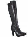 Women's Italian Knee High Boots Brown 818 By Italian Designer 
