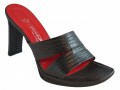 Davinci Caravelle Women's Italian leather Slide Sandal colors Black Gold And Beige style 851