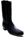 Men's Cowboy Boots Lucchese 1883 N8625.54 Navy ,Stingrey/ny Goat 5.4