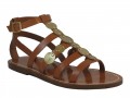 Women's Flat Strappy Leather Sandals Peter By BCBG