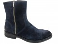 Men's 4016 Davinci Italian Dressy/Casual Ankle Boot Brushed Blue Suede 