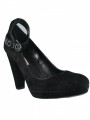 Women's Barachine Dressy Italian Suede Ankle strap Shoes 12164