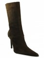 Women's Pointy Toe Suede Midcalf Boot By Antonio Eboli 4511