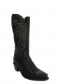 Men's Lucchese Western Cowboy Boots 1883 N1501 Pointy Snip Toe 54 Black Leather