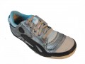 Women's Leather Lace up Sneakers Boutique By Cushe Color Silver/ Argent