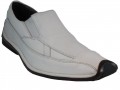  Men's slip on white Casual shoes by Bacco bucci style Nicolas