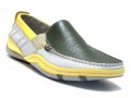 Men's casual shoes By GBX multy colour off white/green/yellow 131364