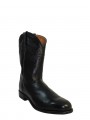 Luchesse  1883 Men's  Leather Roper Cowboy Boots Short Shaft 0082 Black