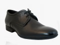 Doucals  men's lace Up Classic Leather Dressy Oxford  1112 Black Shoes